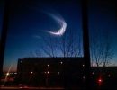 Posible gran ¿meteorito? explota y deja su rastro en el cielo de Rusia