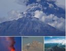 Cinco Volcanes del Anillo de Fuego, entran en erupción en tan sólo 24 horas